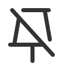 иконка push pin simple slash, push, pin, кнопка, simple, slash