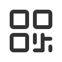 иконки qr code, сканер кода, qr, code, код