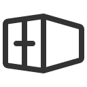 иконка shipping container, shipping, коробка, container, контейнер