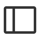 иконка sidebar simple, sidebar, монитор, simple