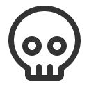 иконка skull, череп