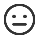 иконка smiley meh, smiley, смайлик, meh