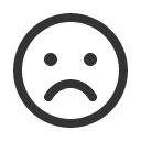 иконка smiley sad, smiley, смайлик, sad, грустный