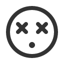 иконка smiley x eyes, smiley, смайлик, eyes, глаза