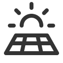 иконка solar panel, solar, panel