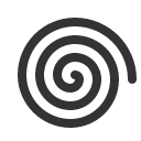 иконка spiral, леденец