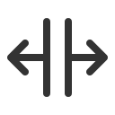 иконки split horizontal, split, стрелка, horizontal, документ