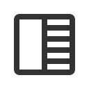 иконка square half, square, half, батарея