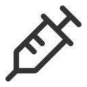 иконки syringe, шприц