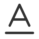 иконки text a underline, text, текст, underline