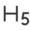 иконки text h five, text, текст, five