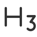 иконки text h three, text, текст, three
