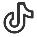 иконка tiktok logo, tiktok, logo