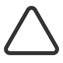 иконка triangle, треугольник