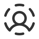 иконка user circle dashed, user, пользователь, circle, dashed