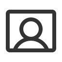 иконки user rectangle, user, пользователь, rectangle