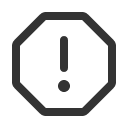 иконки warning octagon, warning, предупреждение, octagon
