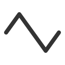 иконка wave triangle, wave, triangle, треугольник