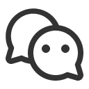 иконка wechat logo, wechat, logo
