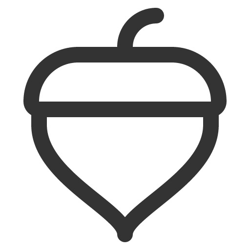 иконка acorn,