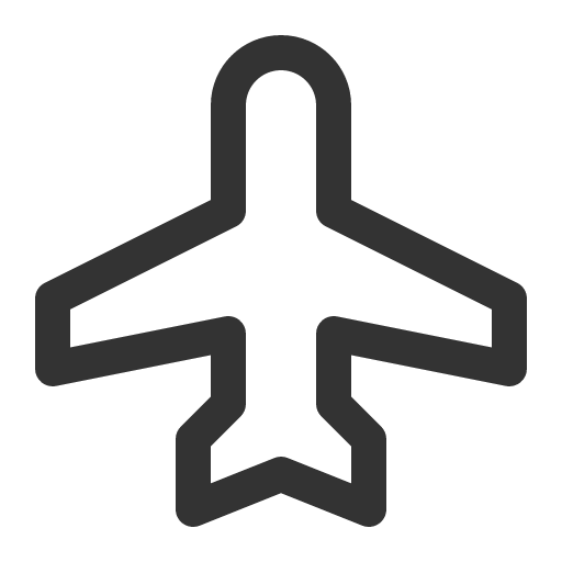 иконка airplane, самолет,