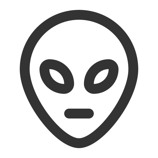 иконка alien, инопланетянин,