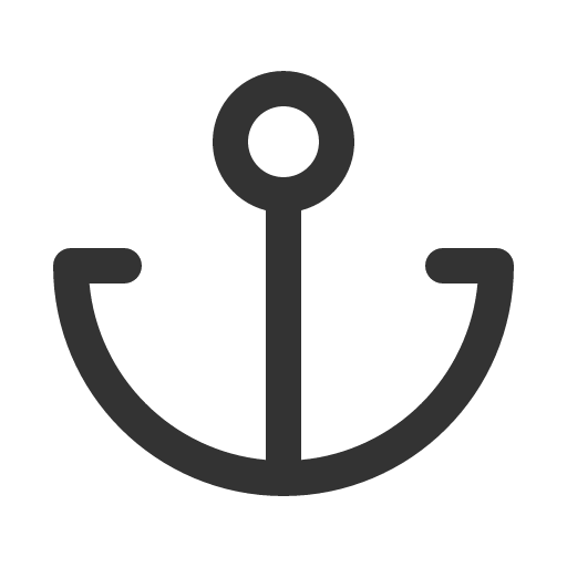 иконка anchor simple, anchor, якорь, simple,