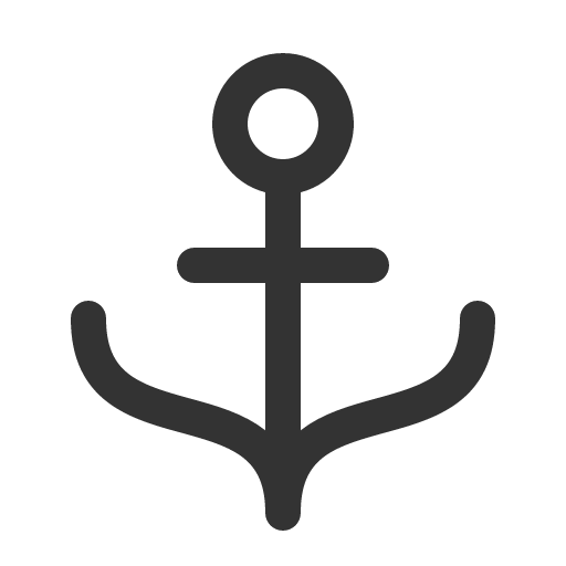 иконка anchor, якорь,