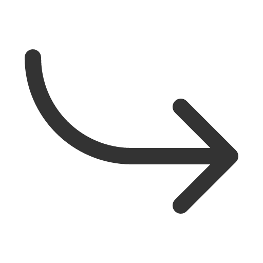 иконка arrow bend down right, arrow, стрелка, bend, down, right,
