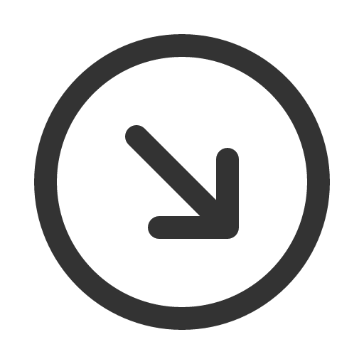 иконка arrow circle down right, arrow, стрелка, circle, down, right,