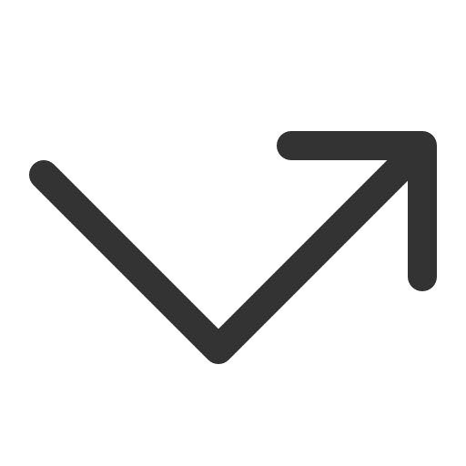иконка arrow elbow right, arrow, стрелка, elbow, right,