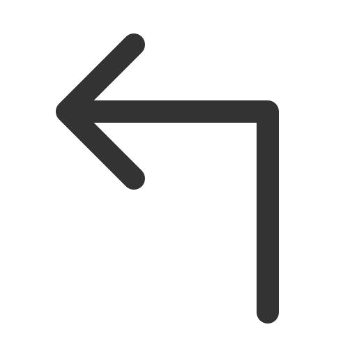 иконка arrow elbow up left, arrow, стрелка, elbow, up, стрелка вверх, left,