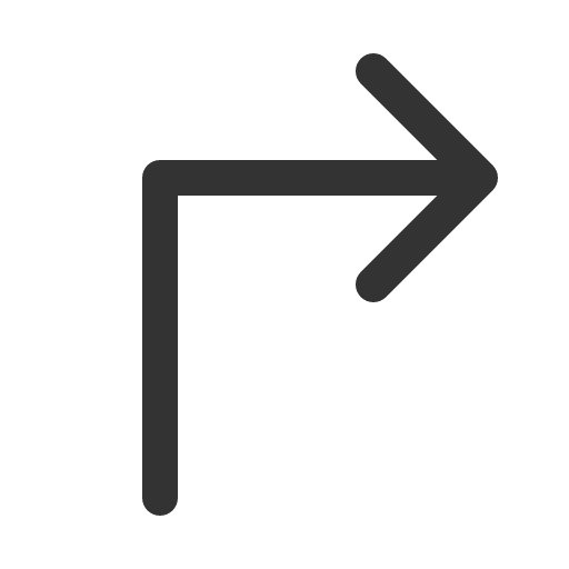 иконка arrow elbow up right, arrow, стрелка, elbow, up, стрелка вверх, right,