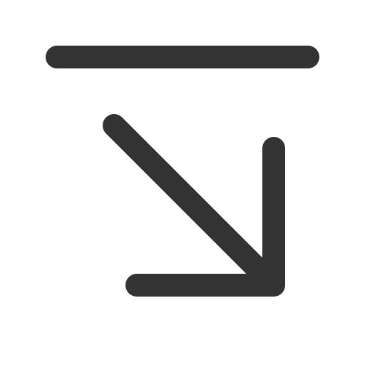 иконка arrow down right, arrow, стрелка, down, right,