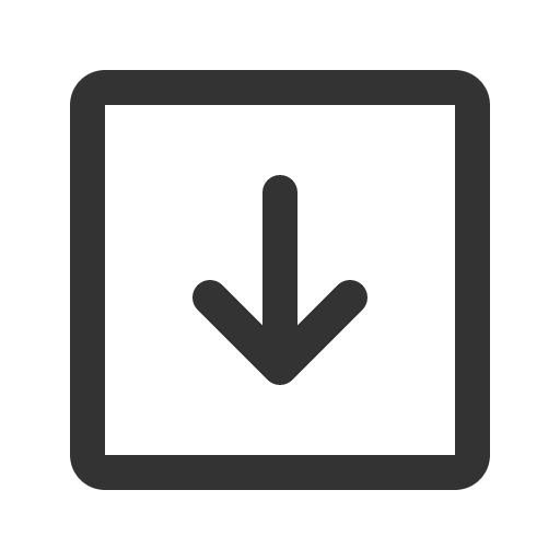 иконка arrow square down, arrow, стрелка, square, down,
