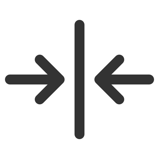 иконка arrows in horizontal, arrows, in, увеличить, horizontal, документ,