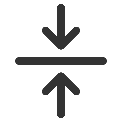 иконка arrows in vertical, arrows, in, увеличить, vertical,