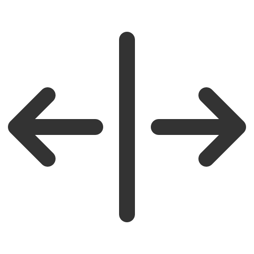 иконка arrows out horizontal, arrows, out, horizontal, документ,
