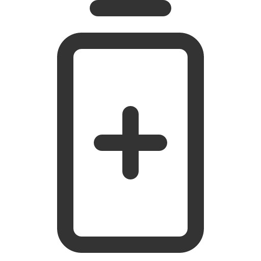 иконка battery plus vertical, battery, батарея, plus, плюс, vertical,