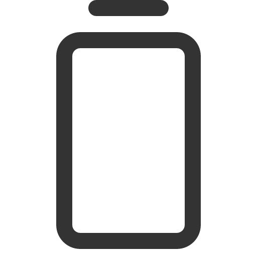 иконка battery vertical empty, battery, батарея, vertical, empty,