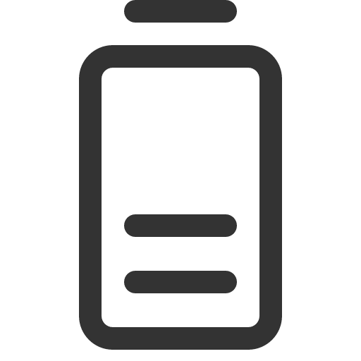 иконка battery vertical medium, battery, батарея, vertical, medium,