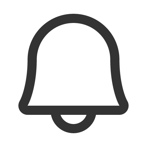 иконка bell, колокольчик,