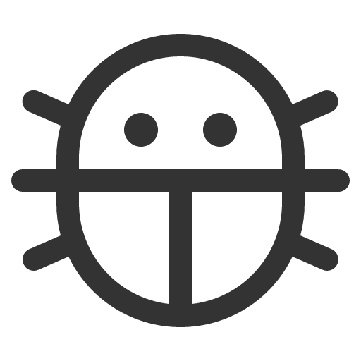 иконка bug, жук,
