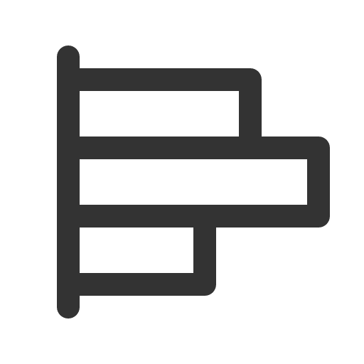 иконка chart bar horizontal, chart, график, bar, horizontal, документ,