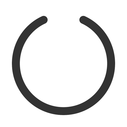 иконка circle notch, circle, notch,