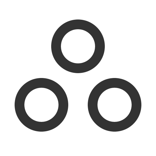 иконка circles three, circles, three,
