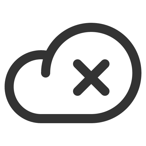 иконка cloud x, cloud, облако,