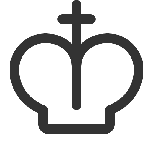 иконка crown cross, crown, корона, cross,