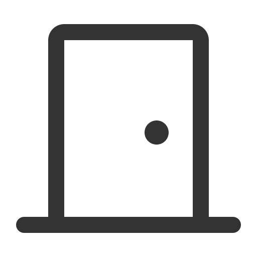 иконка door, дверь,
