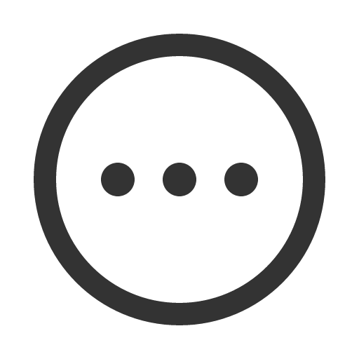 иконка dots three circle, dots, three, circle,